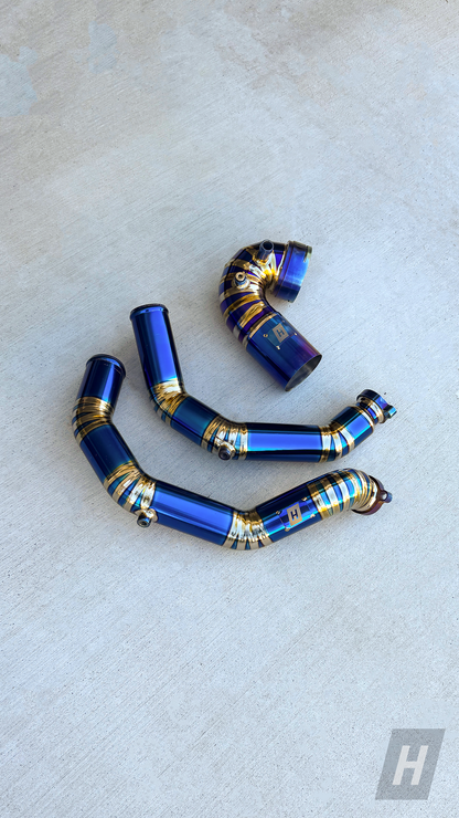 Horizon Motorsport Titanium S55 Charge Pipe Upgrade Kit BMW F80 M3 | F82 / F83 M4 | F87 M2C