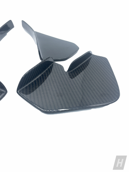 Horizon Motorsport GT4 V1 Carbon Fiber Front Bumper Canards BMW F80 M3 | F82 / F83 M4