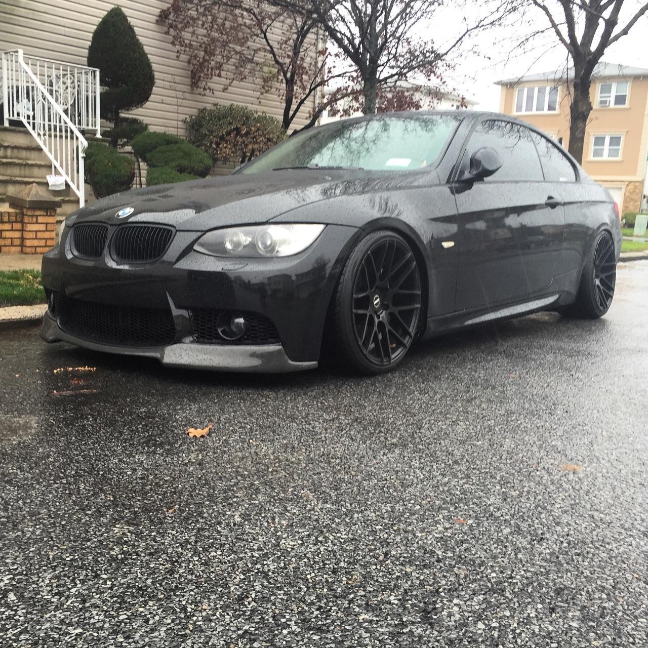 Horizon Motorsport AP V1 CARBON FIBER FRONT LIP BMW E90 3-SERIES (M-TECH M3 STYLE BUMPER)