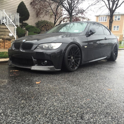Horizon Motorsport AP V1 CARBON FIBER FRONT LIP BMW E90 3-SERIES (M-TECH M3 STYLE BUMPER)