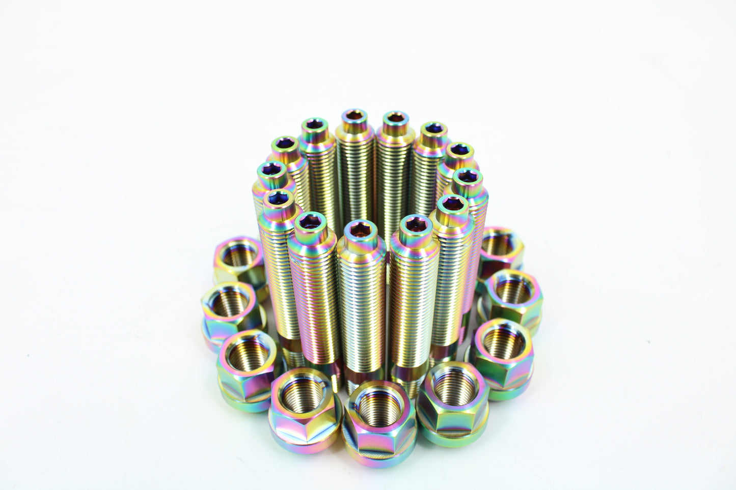 VTT M14x1.25 to M14x1.5 Titanium Wheel Stud Kit Thread Change