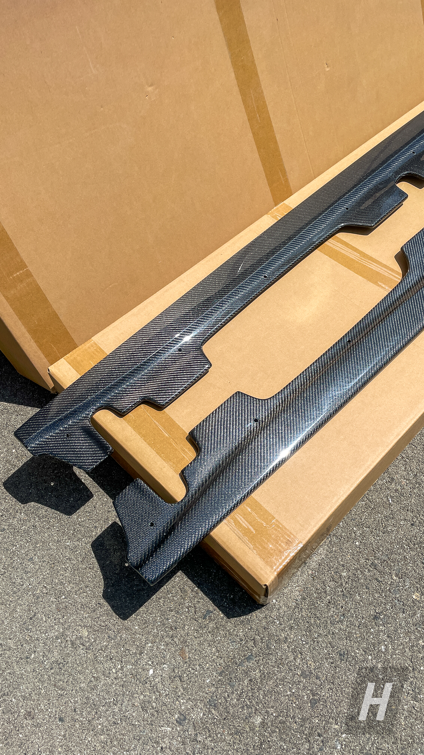 Horizon Motorsport Performance V1 Carbon Fiber Side Extensions BMW E92 M3