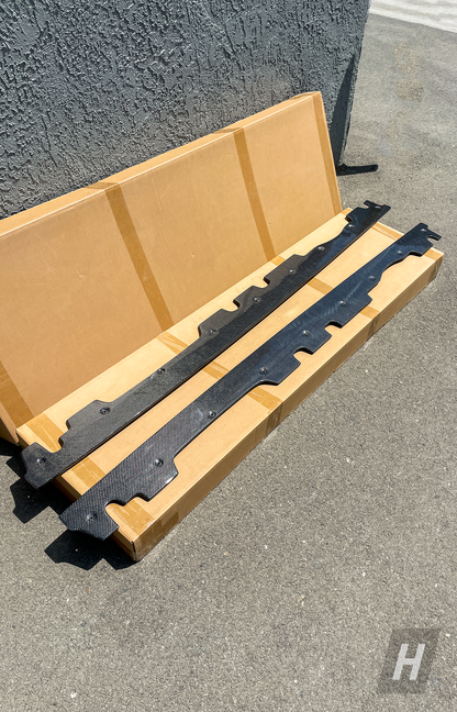 Horizon Motorsport Performance V1 Carbon Fiber Side Extensions BMW E92 M3