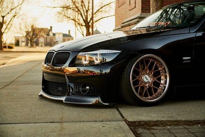 Horizon Motorsport AP V1 CARBON FIBER FRONT LIP BMW E90 3-SERIES (M-TECH M3 STYLE BUMPER)