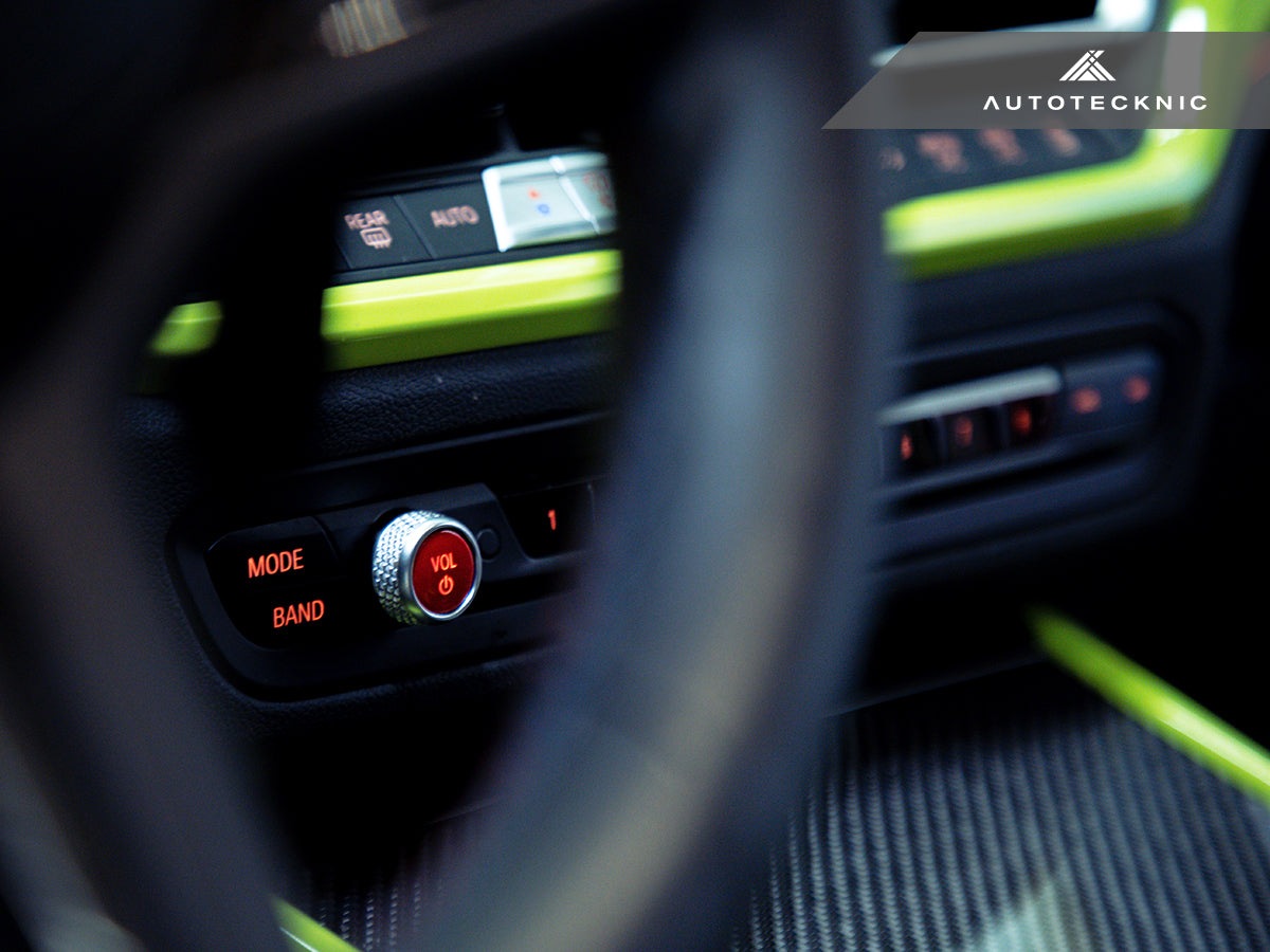 AutoTecknic Bright Red Audio Volume Button - G01 X3 | G02 X4 LCI