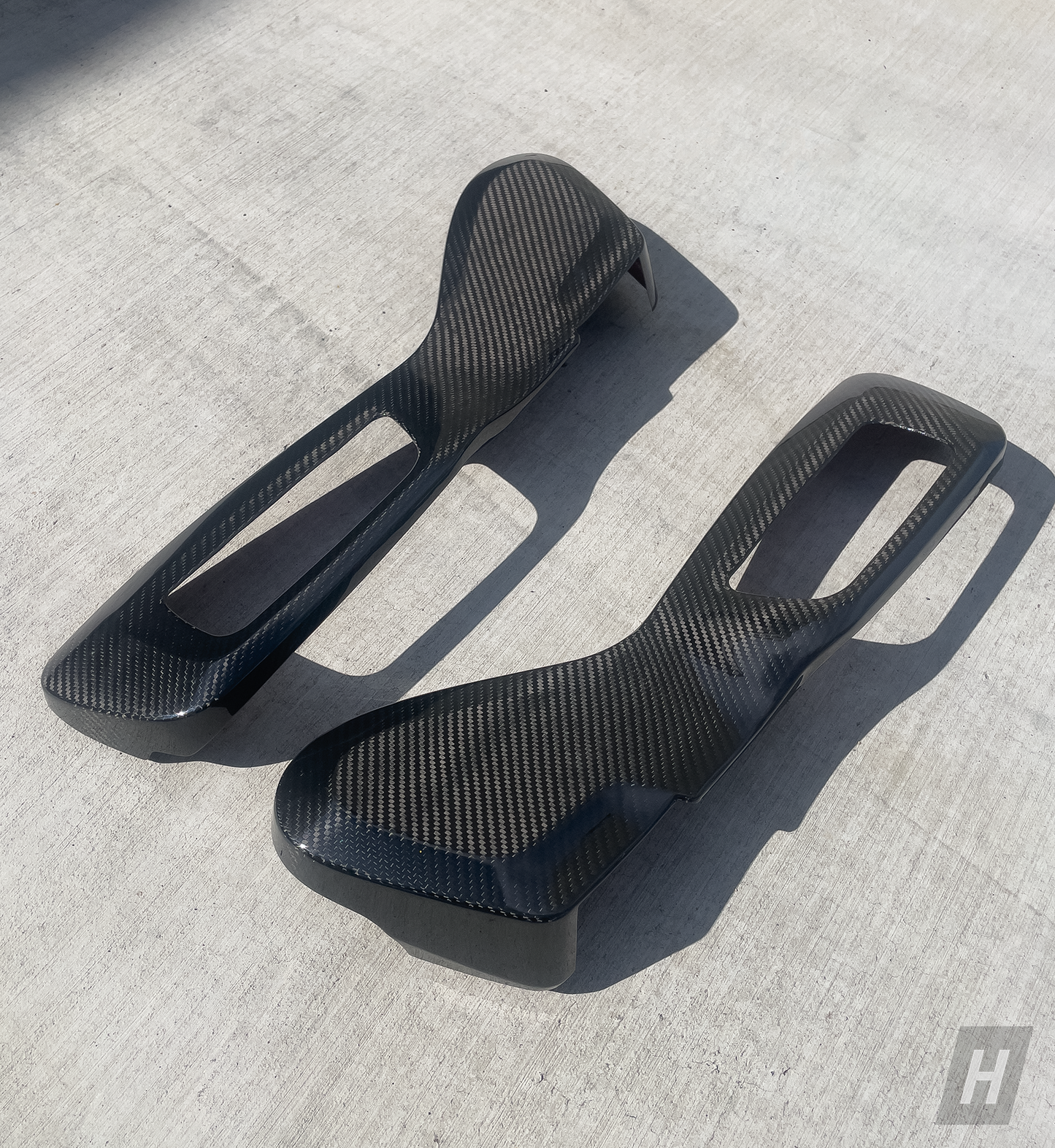 Horizon Motorsport Performance V1 Dry Carbon Fiber Bucket Seat Side Cover Set BMW G80 M3 | G82 M4 | G87 M2