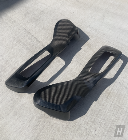 Horizon Motorsport Performance V1 Dry Carbon Fiber Bucket Seat Side Cover Set BMW G80 M3 | G82 M4 | G87 M2