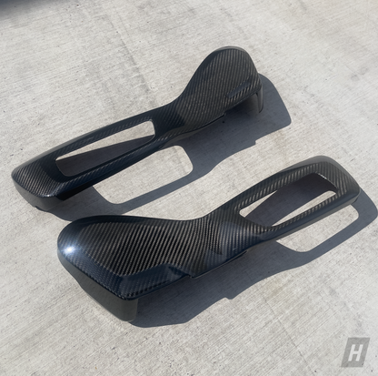 Horizon Motorsport Performance V1 Dry Carbon Fiber Bucket Seat Side Cover Set BMW G80 M3 | G82 M4 | G87 M2