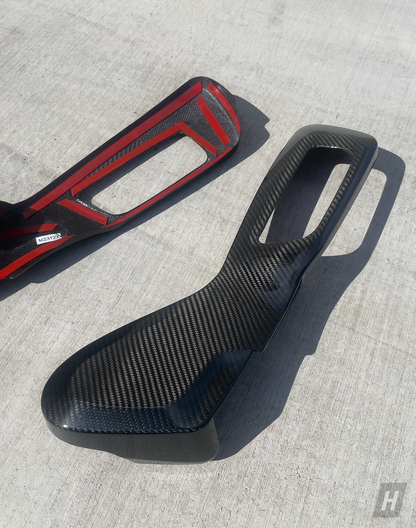 Horizon Motorsport Performance V1 Dry Carbon Fiber Bucket Seat Side Cover Set BMW G80 M3 | G82 M4 | G87 M2