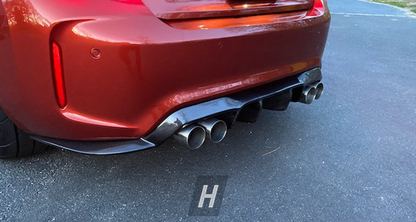 Horizon Motorsport GP Carbon Fiber 3-Piece Diffuser BMW F87 M2 / M2C