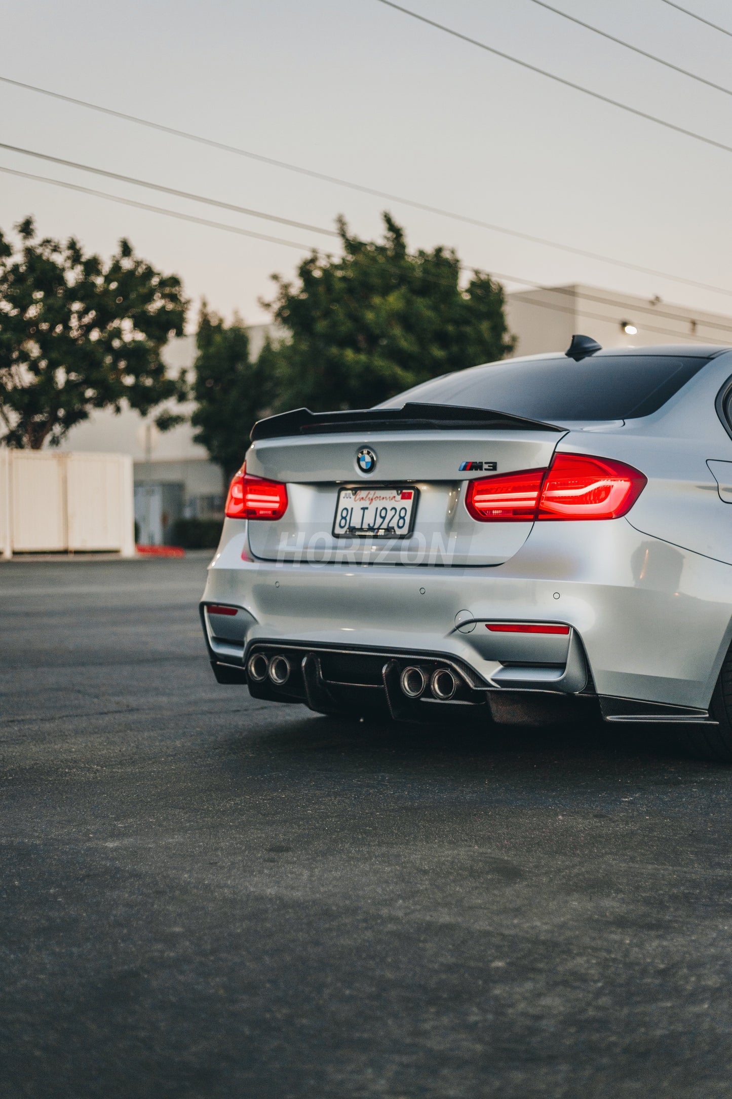 Horizon Motorsport P Style V2 Dry Carbon Fiber Trunk Lip Spoiler BMW F80 M3 | F30 3-SERIES