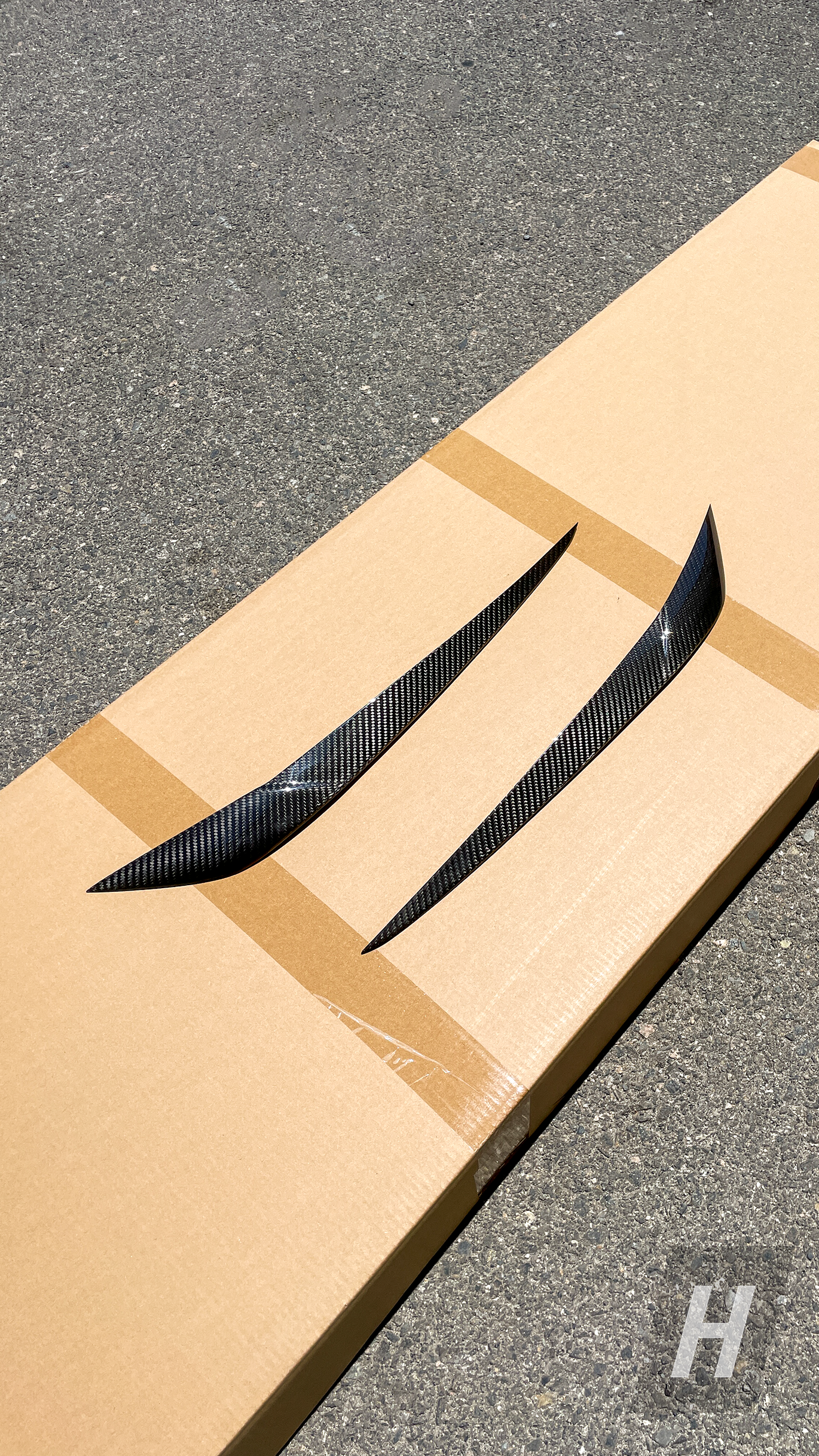 Horizon Motorsport Dry Carbon Fiber Headlight Covers (Eyelids) BMW G80 M3 | G82 / G83 M4