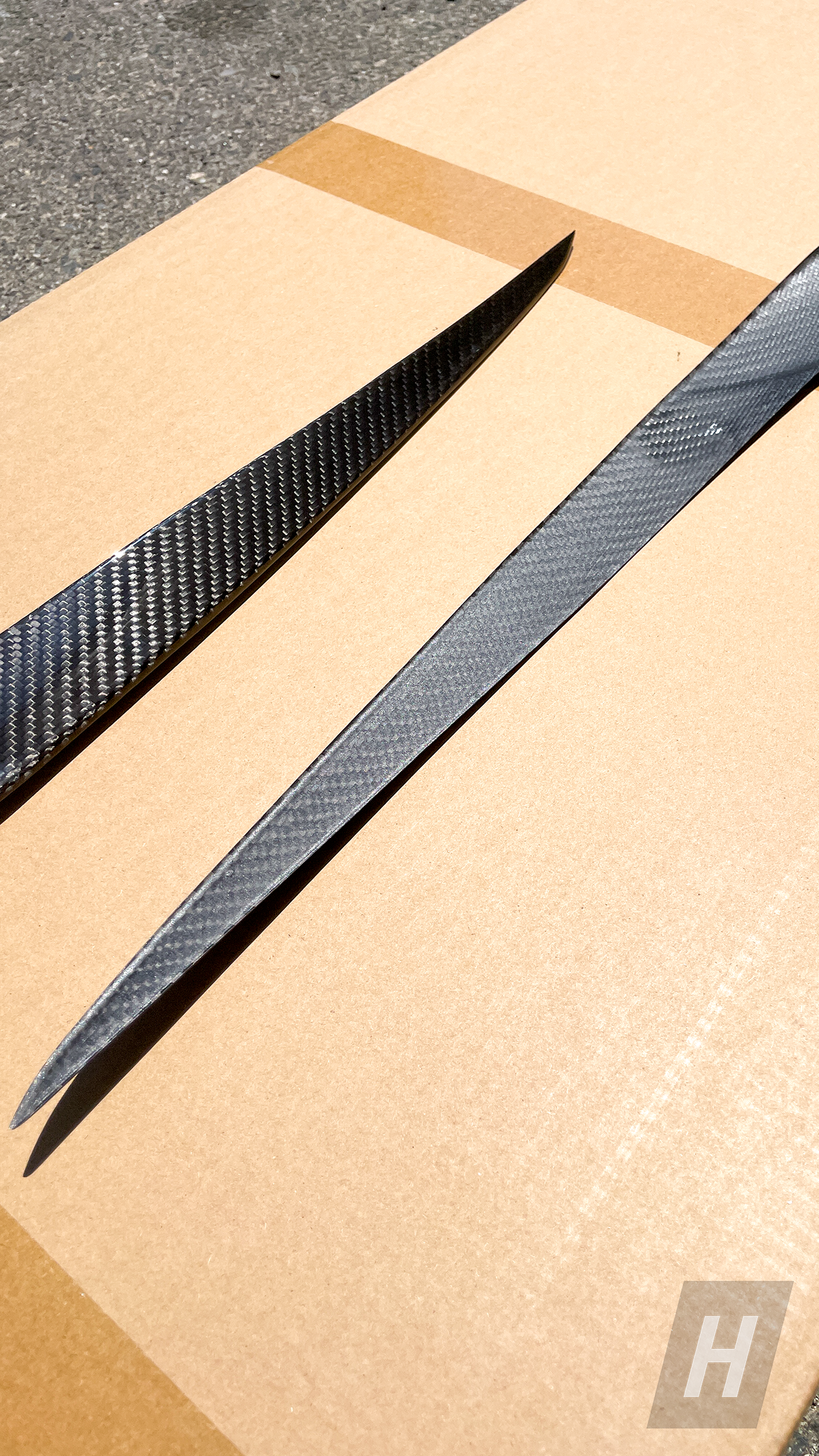 Horizon Motorsport Dry Carbon Fiber Headlight Covers (Eyelids) BMW G80 M3 | G82 / G83 M4