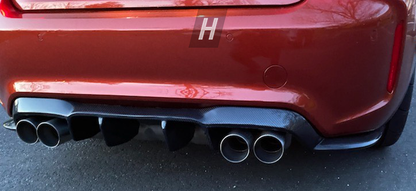 Horizon Motorsport GP Carbon Fiber 3-Piece Diffuser BMW F87 M2 / M2C