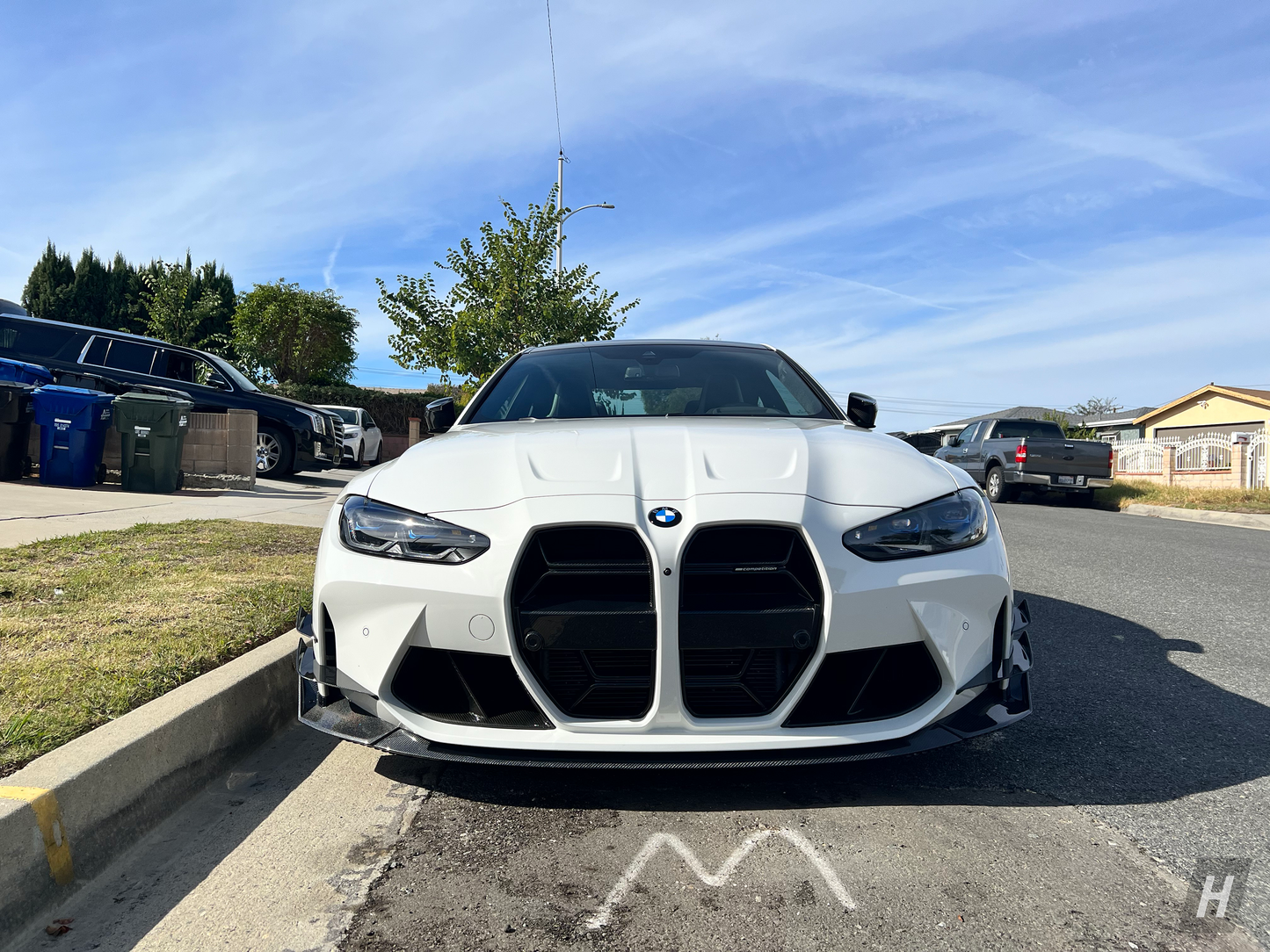 Horizon Motorsport CSL V1 3-Piece Dry Carbon Fiber Front Lip BMW G80 M3 | G82 / G83 M4