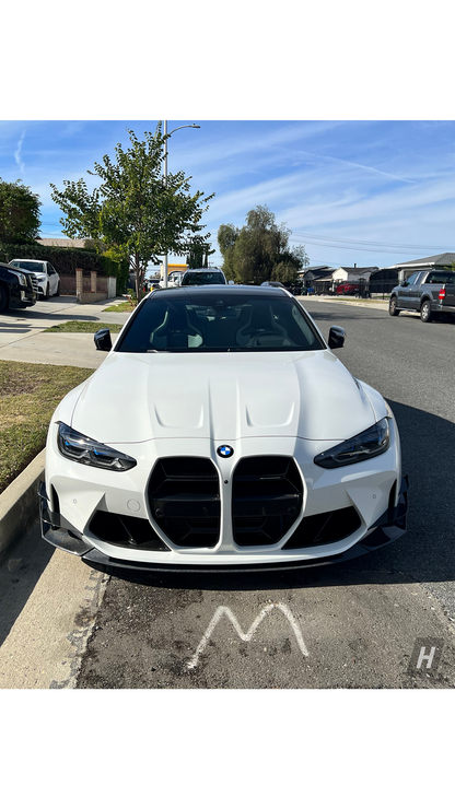Horizon Motorsport CSL V1 3-Piece Dry Carbon Fiber Front Lip BMW G80 M3 | G82 / G83 M4