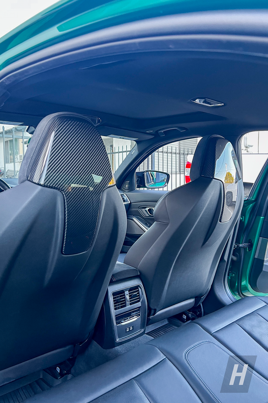 Horizon Motorsport Performance V1 Dry Carbon Fiber Upper Seat Covers BMW G80 M3 | G82 / G83 M4