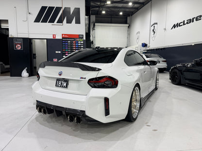 Horizon Motorsport Performance V1 Carbon Fiber Side Skirt Extensions BMW G87 M2