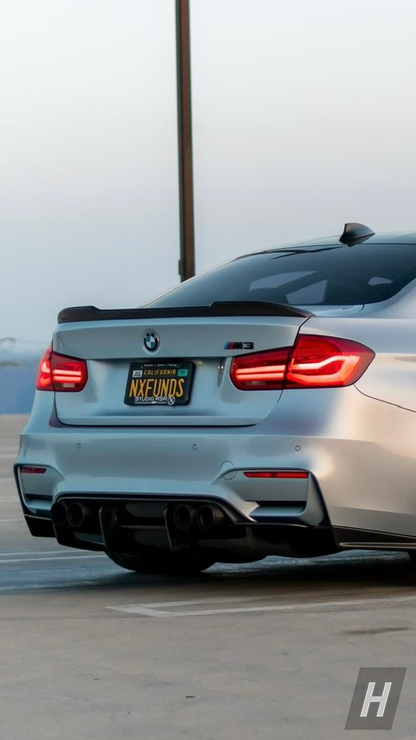 Horizon Motorsport CS V2 Dry Carbon Fiber Trunk Spoiler BMW F30 3-Series | F80 M3