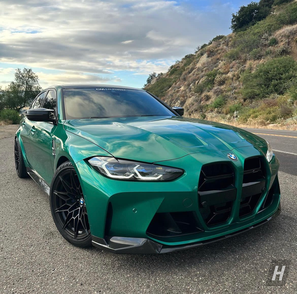 Horizon Motorsport Performance V1 3-Piece Dry Carbon Fiber Front Lip BMW G80 M3 | G82 / G83 M4