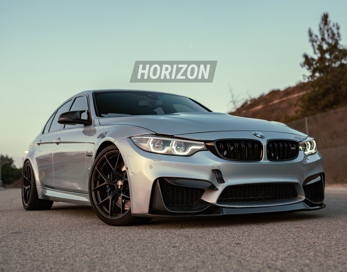 Horizon Motorsport Performance V1 Dry Carbon Fiber Upper Splitters (FANGS)  BMW F80 M3 | F82 / F83 M4