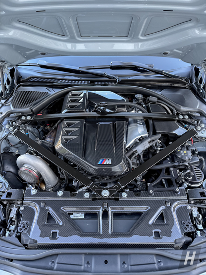 Horizon Motorsport Performance V1 Dry Carbon Fiber Battery Terminal Cover BMW G80 M3 | G82 / G83 M4 | G87 M2 S58