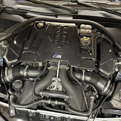CarBahn Carbon Fiber Engine Side Covers BMW M5/M8 F90 F91 F92 F93