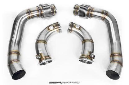 SSR Performance Race Downpipes BMW F90 M5 & F9X M8 S63R, 2018+