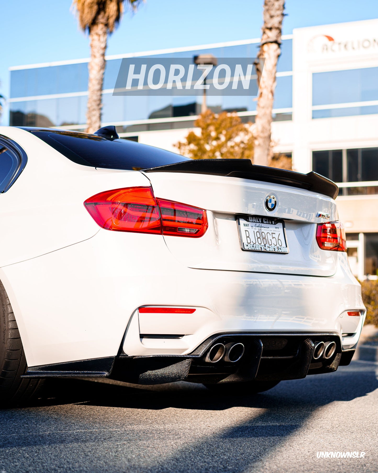 Horizon Motorsport P Style V2 Dry Carbon Fiber Trunk Lip Spoiler BMW F80 M3 | F30 3-SERIES