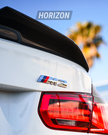 Horizon Motorsport P Style V2 Dry Carbon Fiber Trunk Lip Spoiler BMW F80 M3 | F30 3-SERIES
