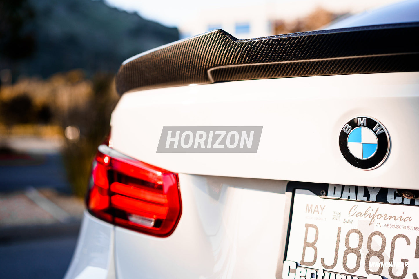 Horizon Motorsport P Style V2 Dry Carbon Fiber Trunk Lip Spoiler BMW F80 M3 | F30 3-SERIES