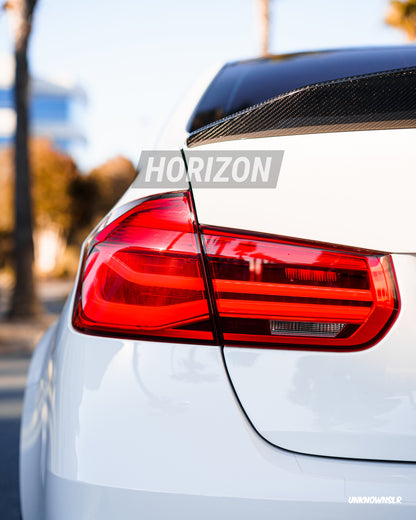 Horizon Motorsport P Style V2 Dry Carbon Fiber Trunk Lip Spoiler BMW F80 M3 | F30 3-SERIES