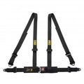 OMP Racing Road 3 Harness 4 Point Black