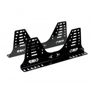 OMP Racing Seat Brackets Low Mount Steel Black
