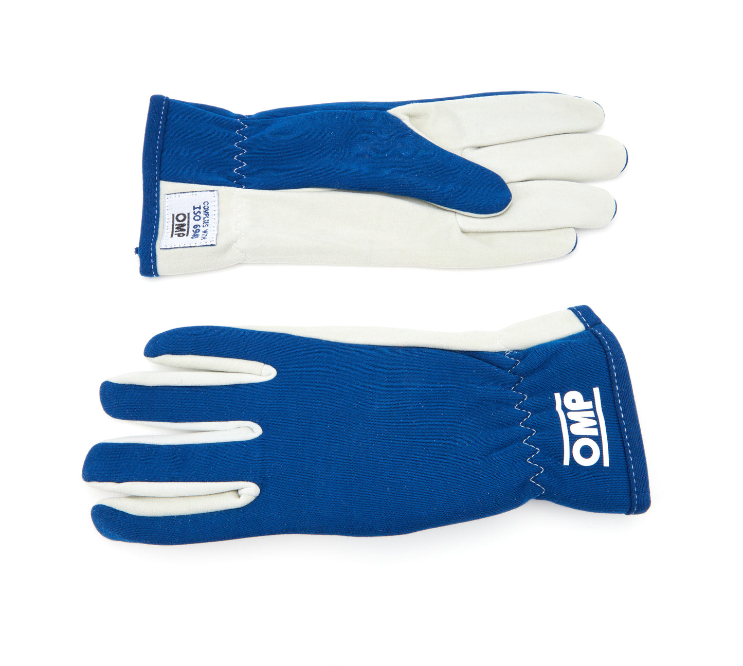 OMP Racing Rally Gloves Blue