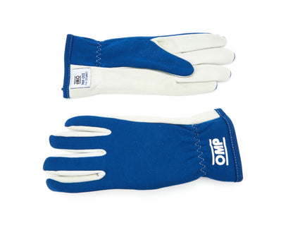OMP Racing Rally Gloves Blue
