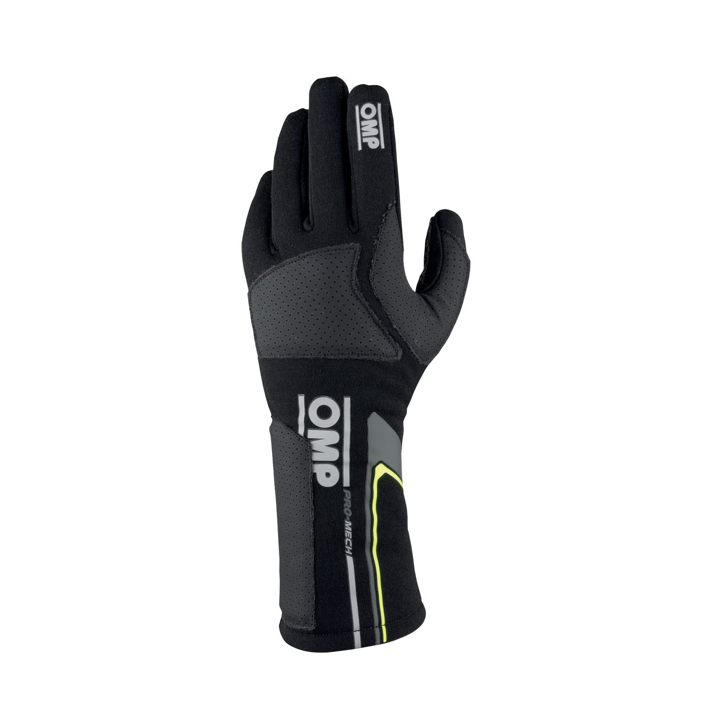 OMP Racing PRO MECH EVO Gloves BLAC K TG. FIA 8856-2018