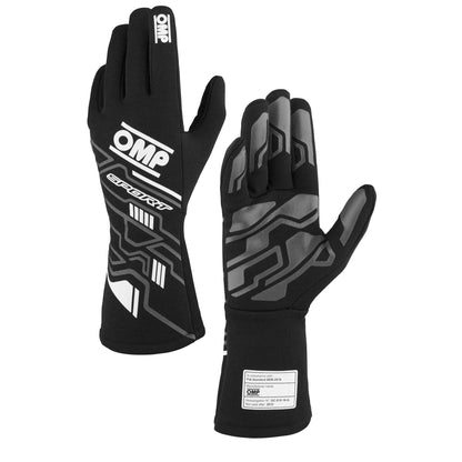 OMP Racing SPORT Gloves FIA 8856-20 18 Black / White