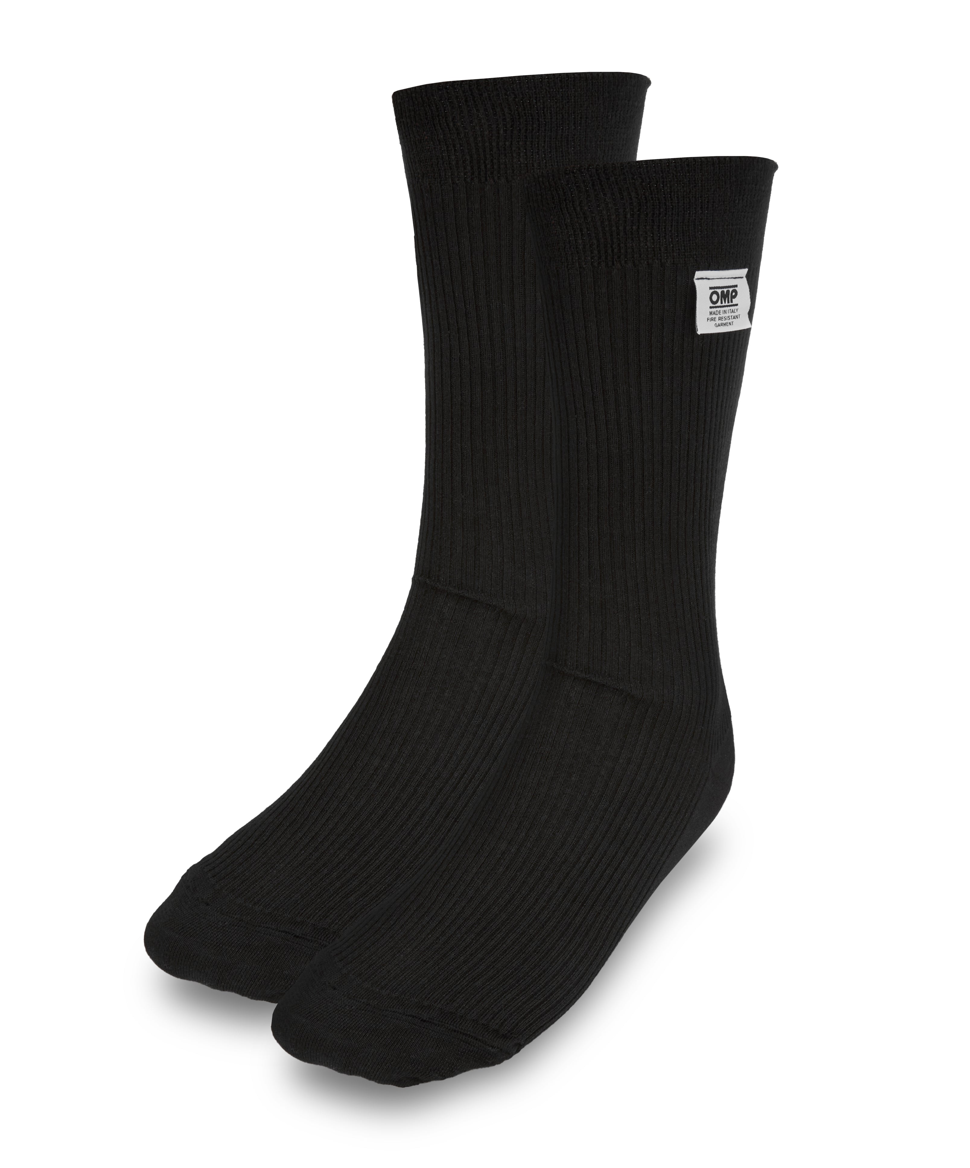 OMP Racing Racing Socks Black Nomex Size Large FIA – TruCrane Motorsports