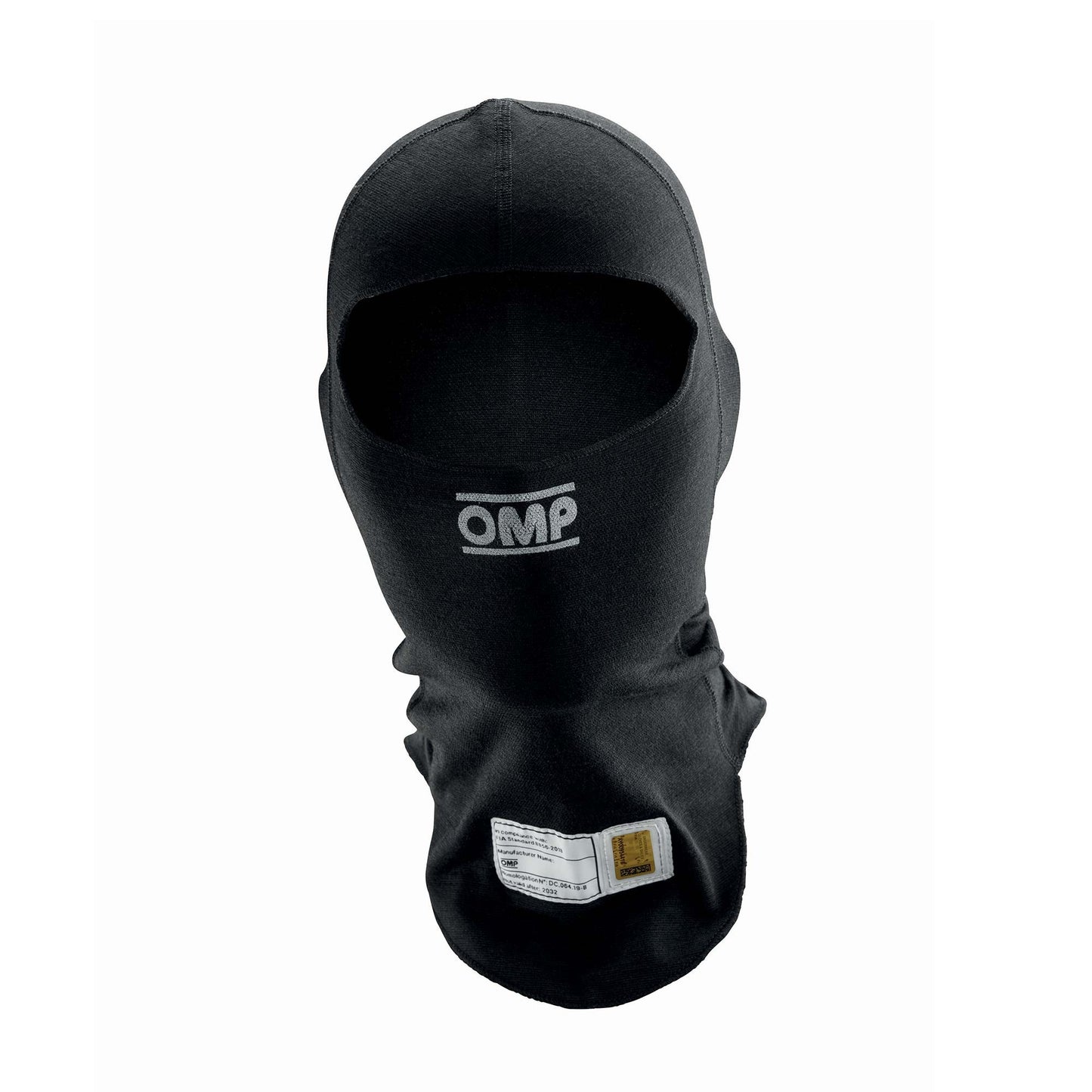 OMP Racing Tecnica EVO Balaclava FIA8856 Black Size SM