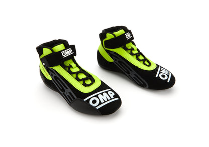 OMP Racing KS-3 Shoes Black And Flo Yellow