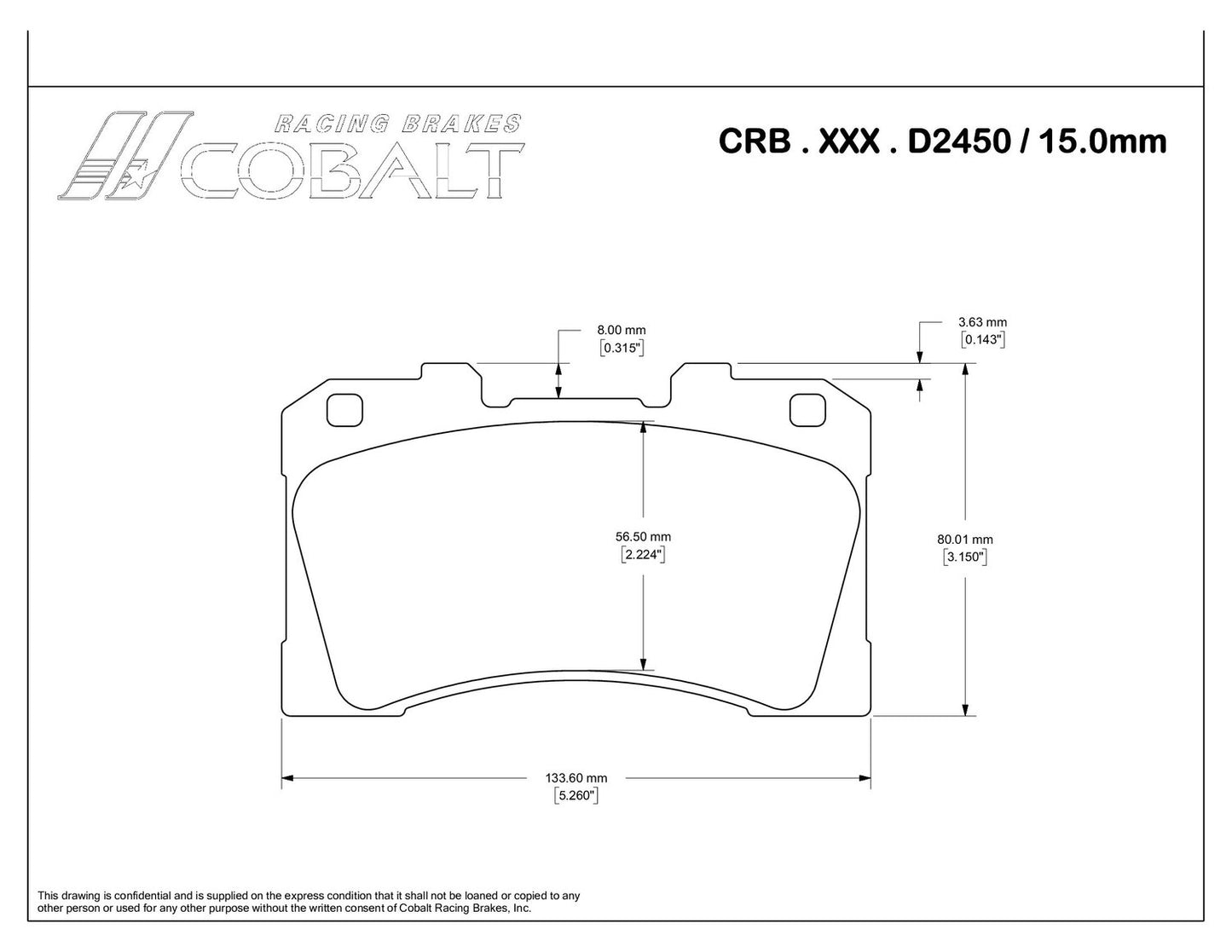 CRB.XRx.D2450/15.0mm