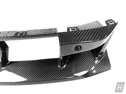 Horizon Motorsport S Style Dry Carbon Fiber Lower Front Bumper Grill BMW G87 M2 S58