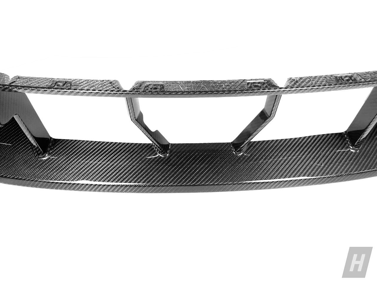 Horizon Motorsport S Style Dry Carbon Fiber Lower Front Bumper Grill BMW G87 M2 S58
