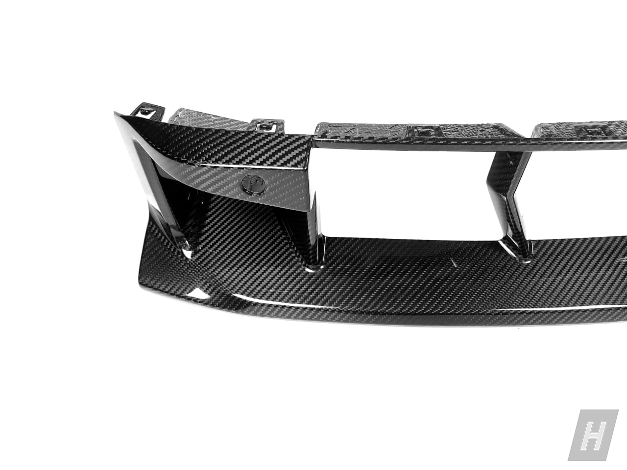 Horizon Motorsport S Style Dry Carbon Fiber Lower Front Bumper Grill BMW G87 M2 S58