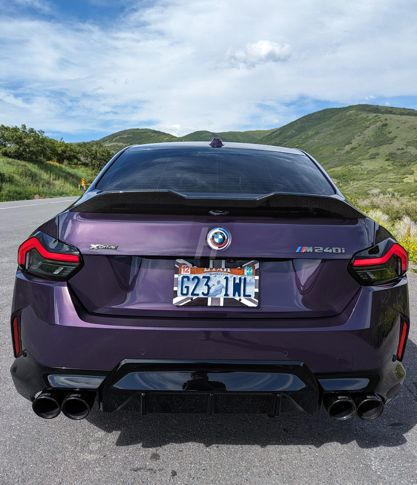 Horizon Motorsport  Performance V1 Dry Carbon Fiber Trunk Lip BMW G42 M240i | G87 M2