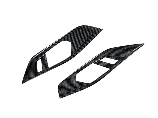 AutoTecknic Dry Carbon Interior Door Handle Trim Set - G22 4-Series