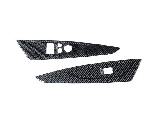 AutoTecknic Dry Carbon Window Switch Panel Trim Set - G22 4-Series