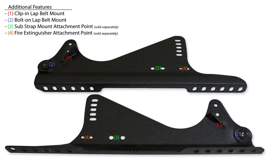 R-9250 Driver Seats Between 440mm to 427mm wide at mount point