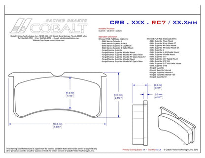 CRB.XRx.RC7 (Wilwood 7416 / 7420)